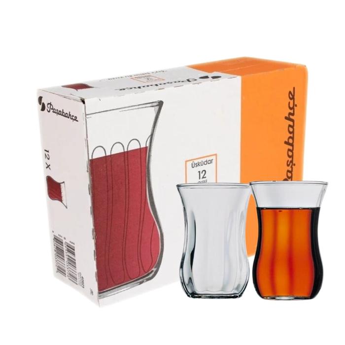 Glass Optical Tea Cup 3.9 oz (set of 12)