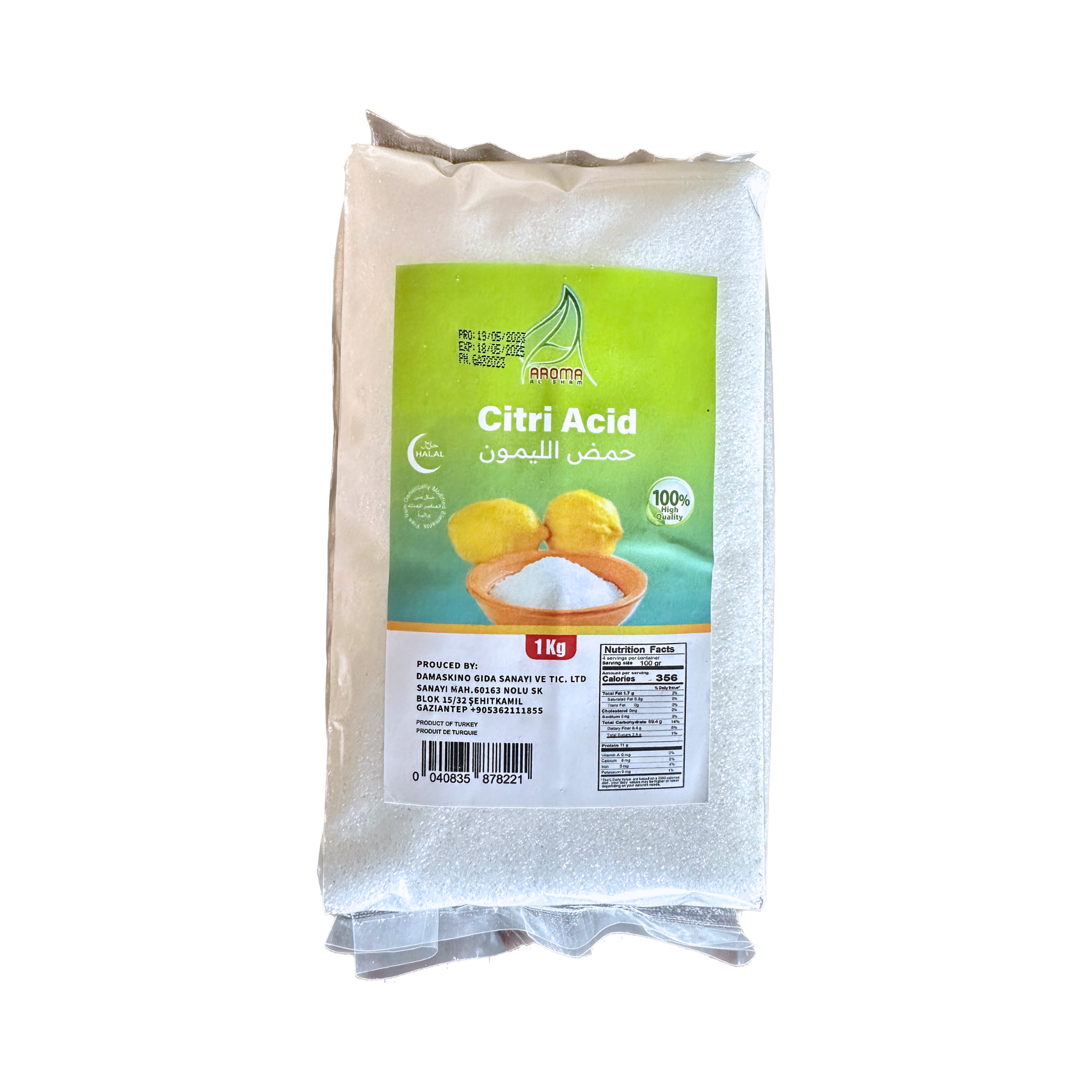Aroma Citric Acid 1kg (35.2 oz)
