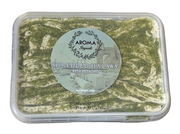 Shredded Halawa with Pistachio - Aroma Imports
