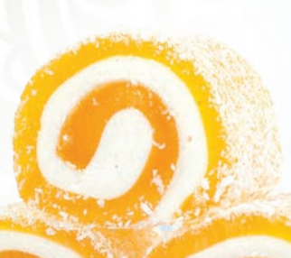 Lemon Rolled Turkish Delight