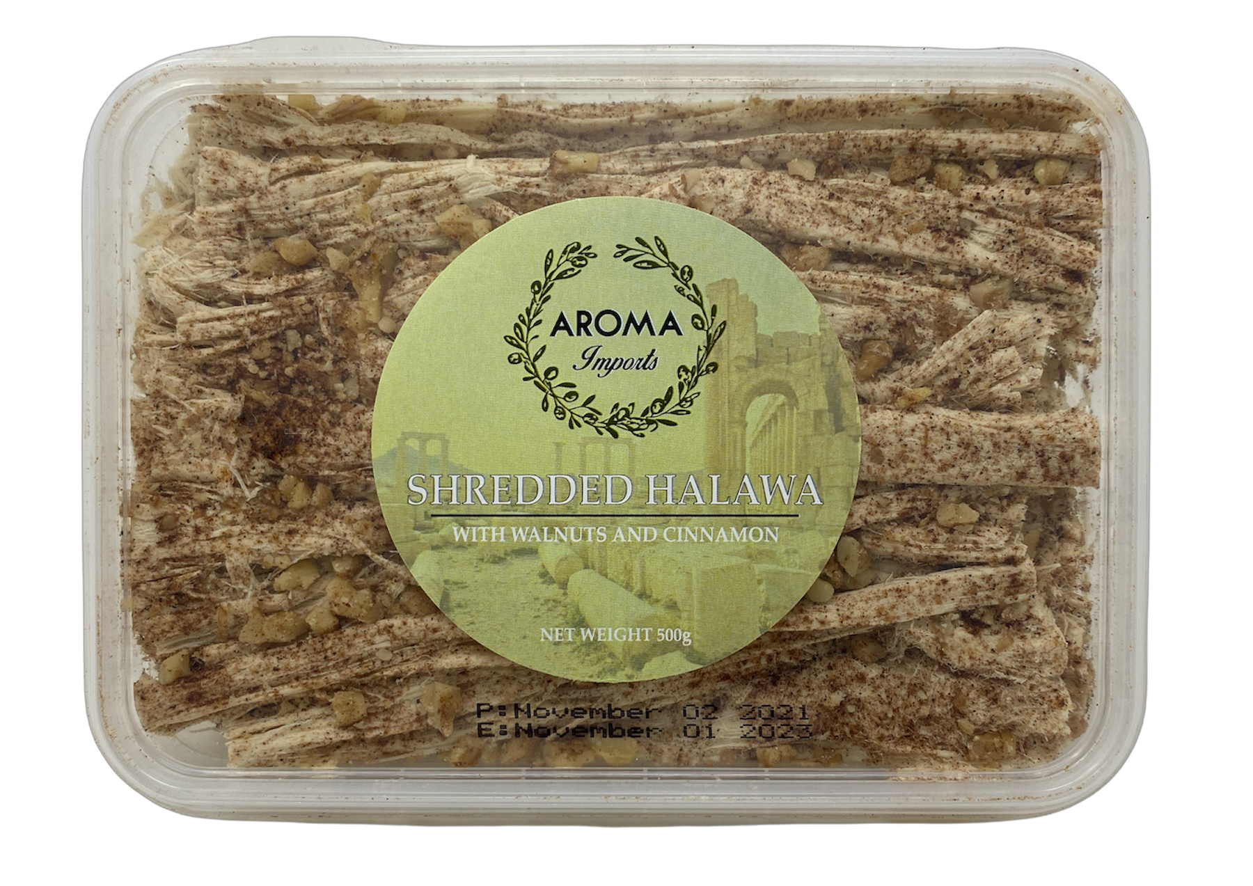 Shredded Halawa with Pistachio - Aroma Imports