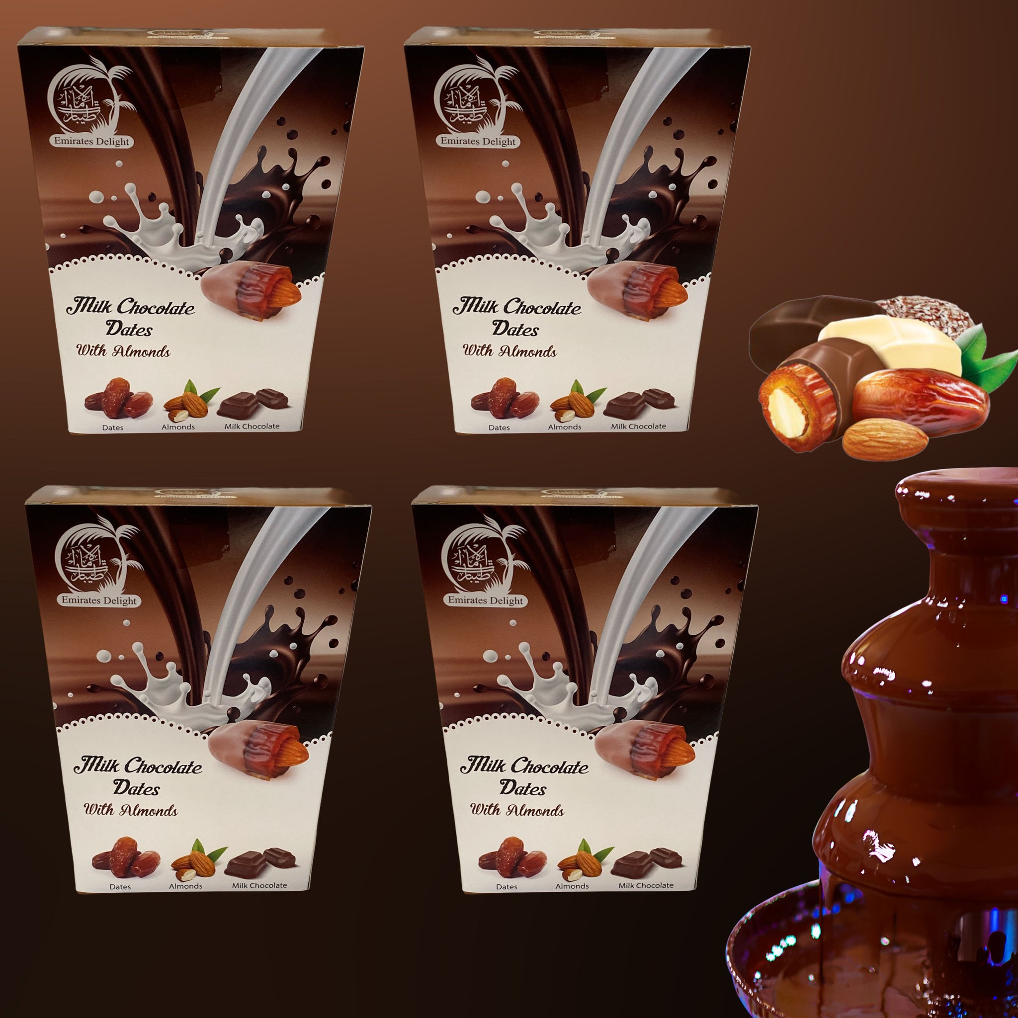 Milk Chocolate Medjoul Dates with Roasted Almond (454g)