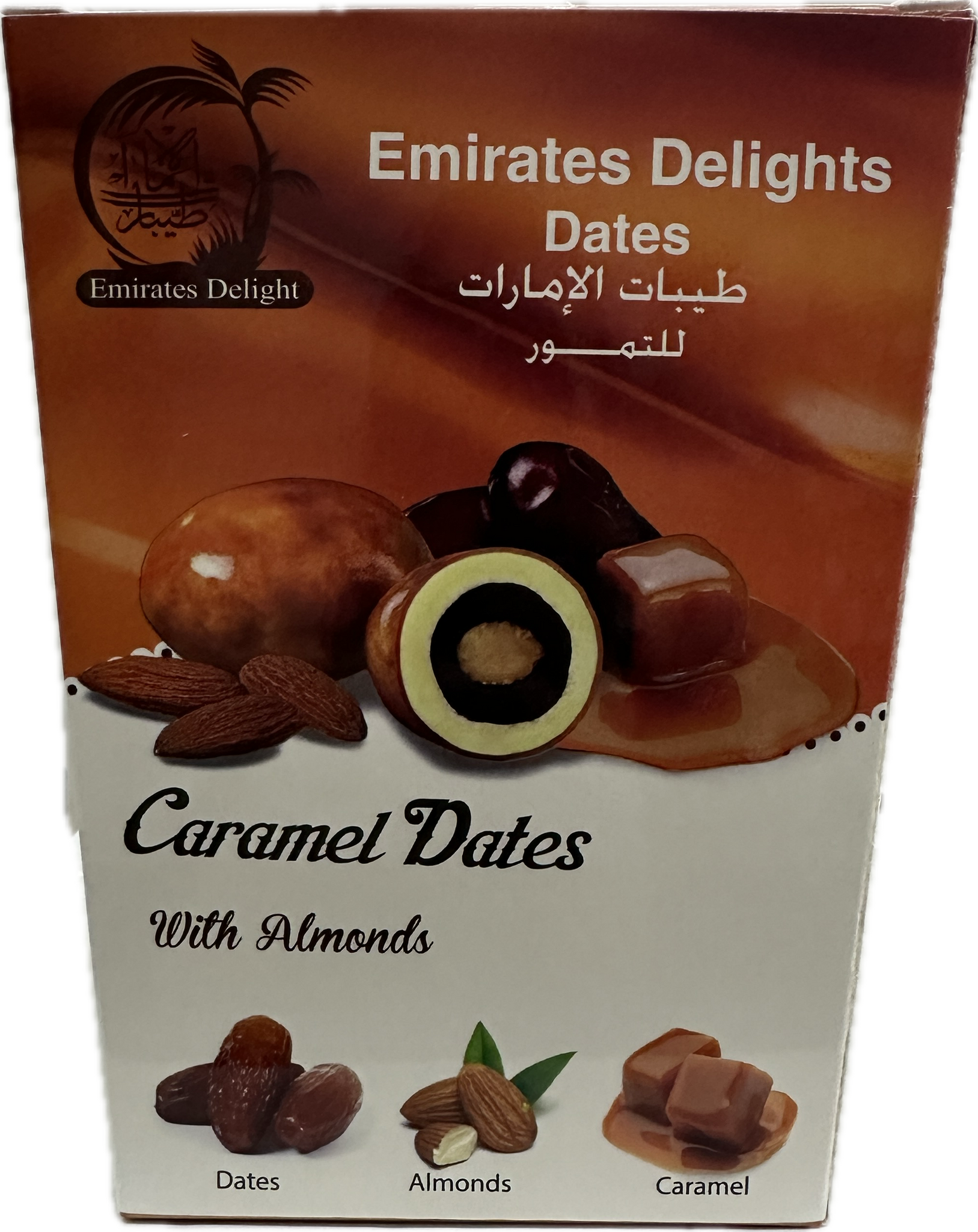 Caramel Chocolate Medjoul Dates with Roasted Almond (1lb)