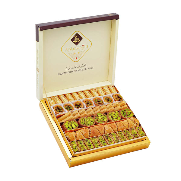Abbas Oglu Mixed Baklava with Pistachio and Cashew (750g or 500g)