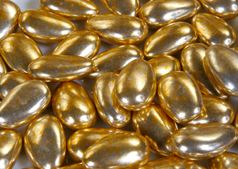 Gold Luster Jordan Almonds (1lb+)