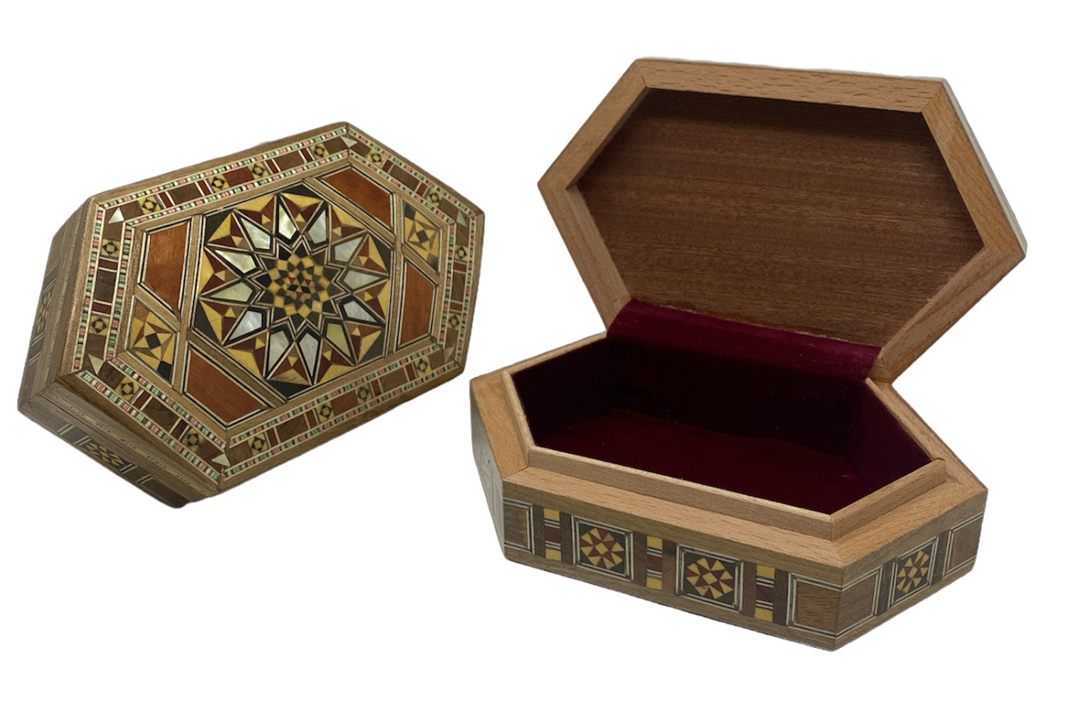 Handmade Mosaic Decorative Box - Octagon Gift Box