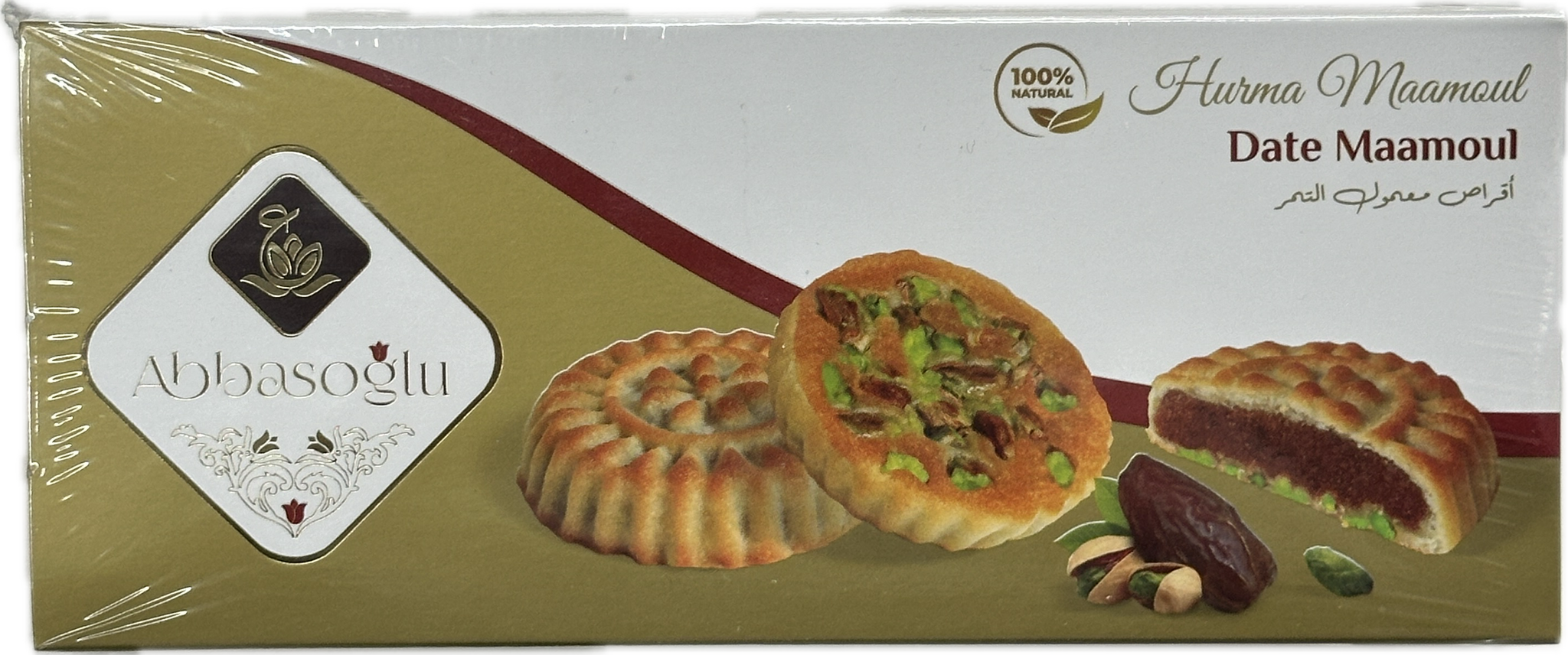 Abbas Oglu Mixed Baklava and Maamoul Cookies (Variety Pack or Individual 200g)