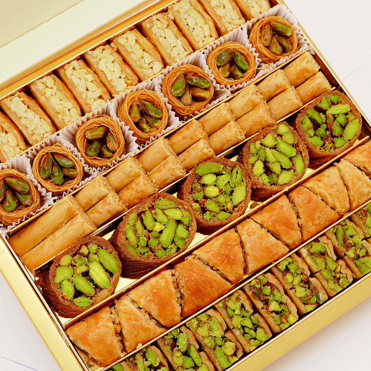 Abbas Oglu Mixed Baklava with Pistachio and Cashew (750g or 500g)
