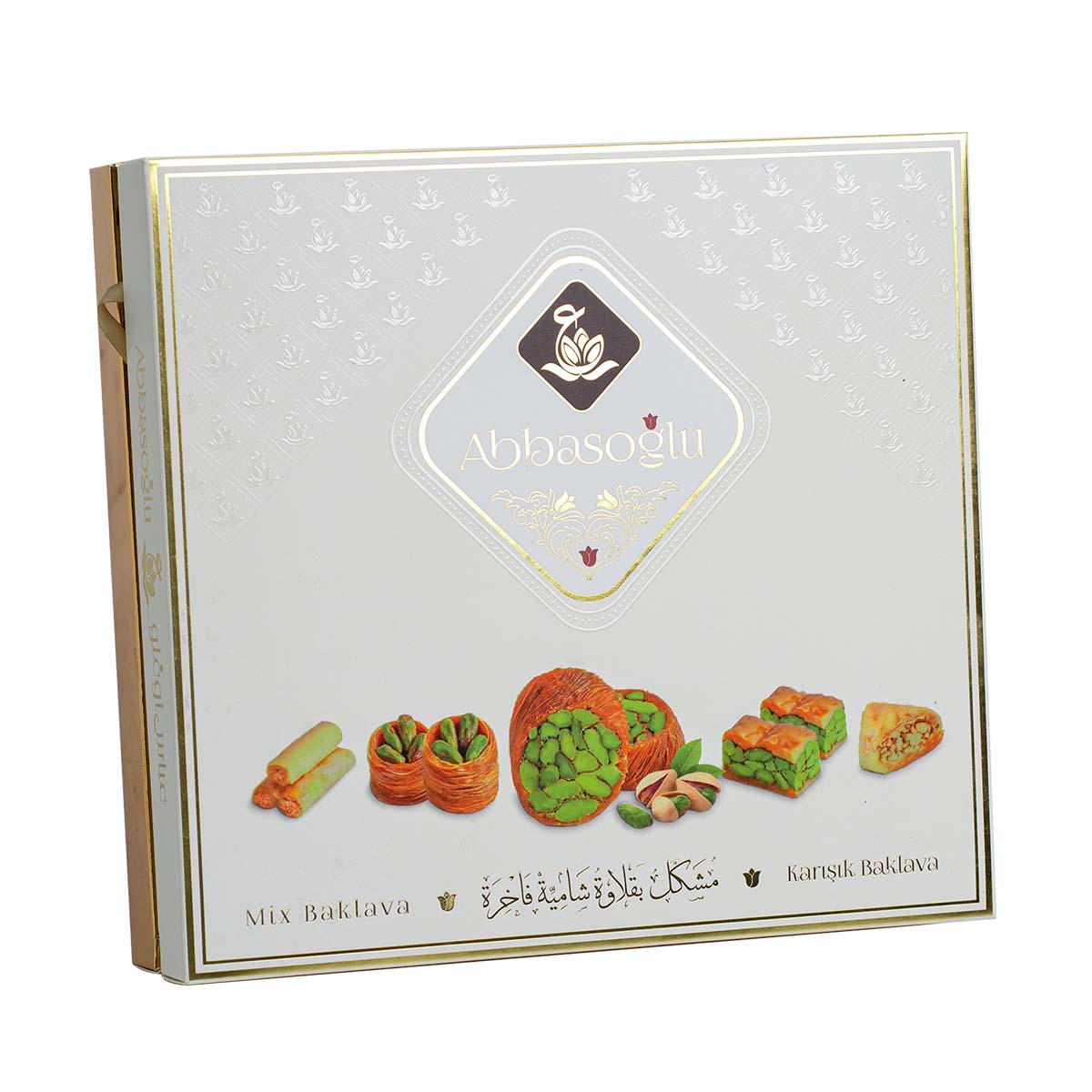 Abbas Oglu Mixed Baklava with Pistachio and Cashew (750g or 500g)
