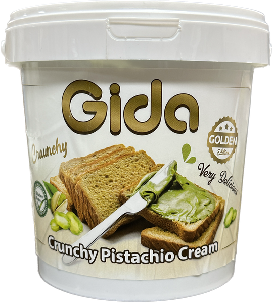 Gida Crunchy Pistachio Cream Spread (1kg)