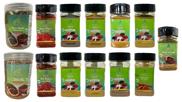 Aroma Mediterranean Spices and Herbs Bundle with Zaatar