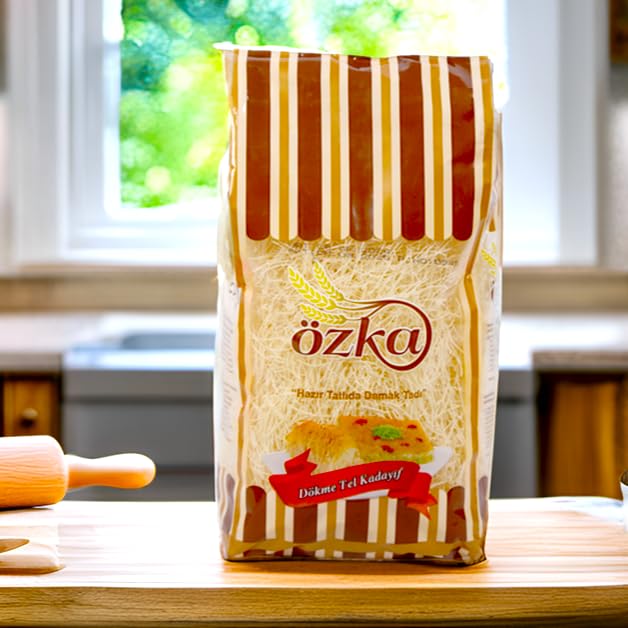 Ozka Bulk Dried and Shredded Kataifi - 22 Pound | Perfect for Kunafa