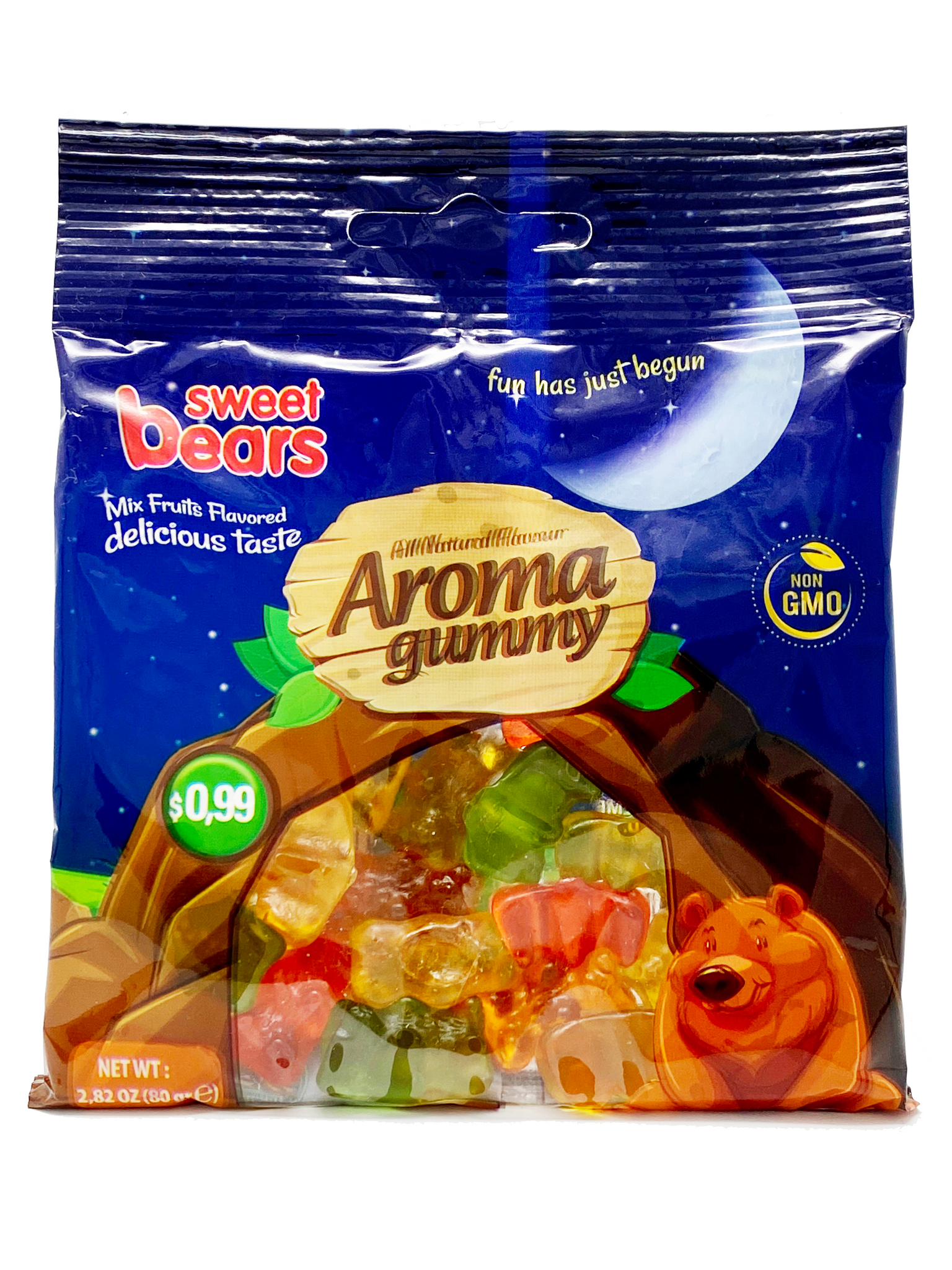 Halal Gummy Bears 3 Pack (3x80g) by Aroma Gummy