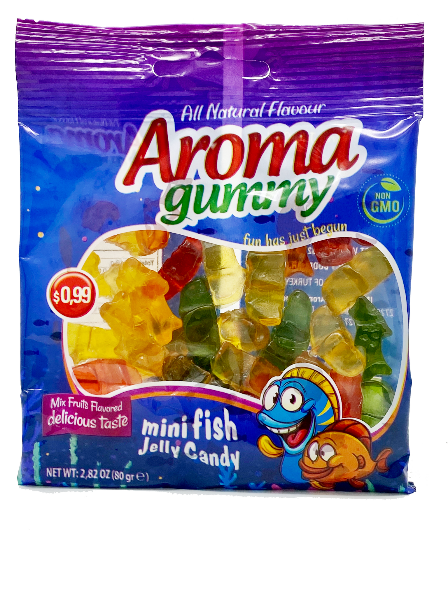 Aroma Gummy Fish (3x80g) - Halal Turkish Candy