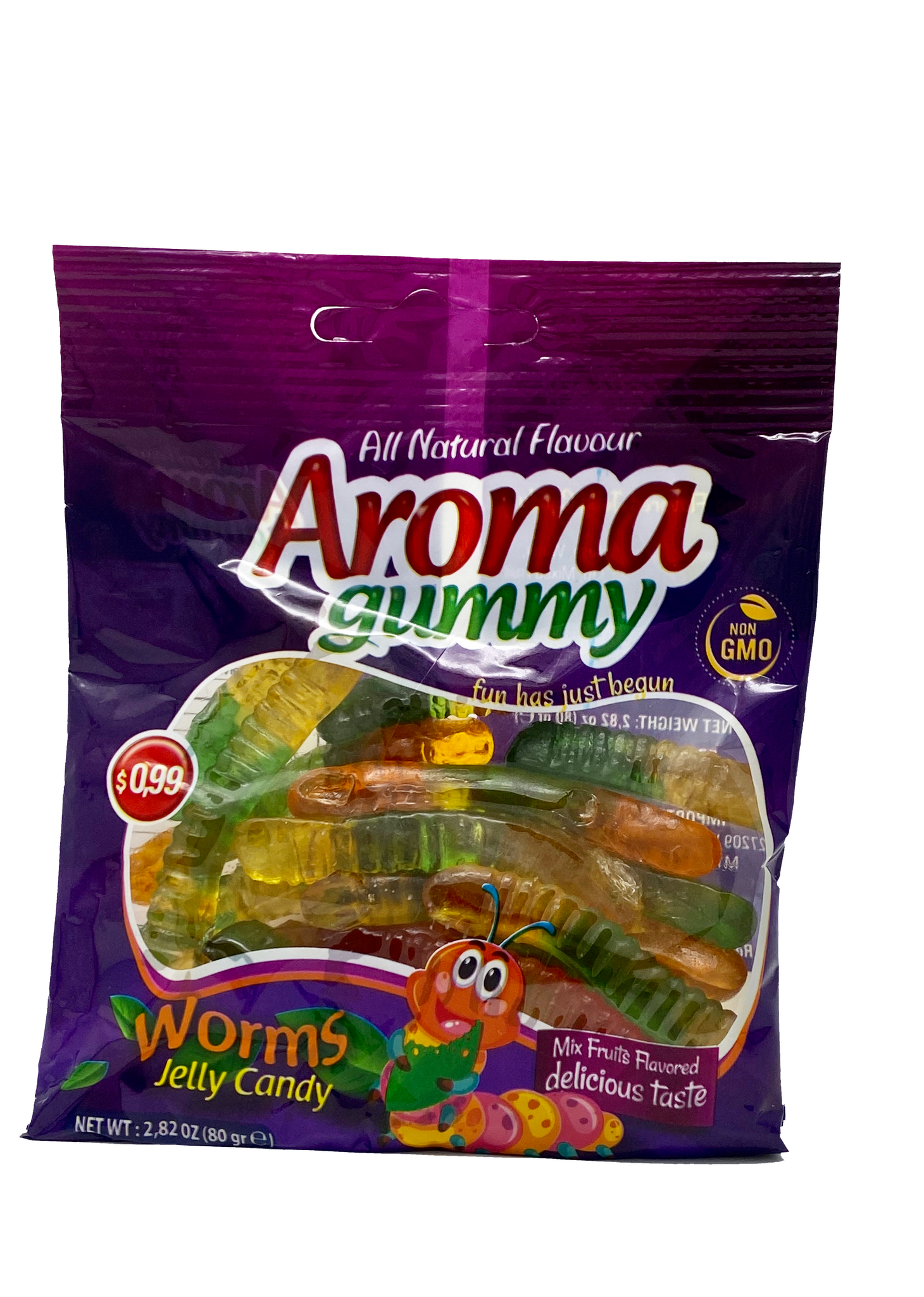 Aroma Halal Gummy Worms (3x80g) - Turkish Jole Gummi Candy