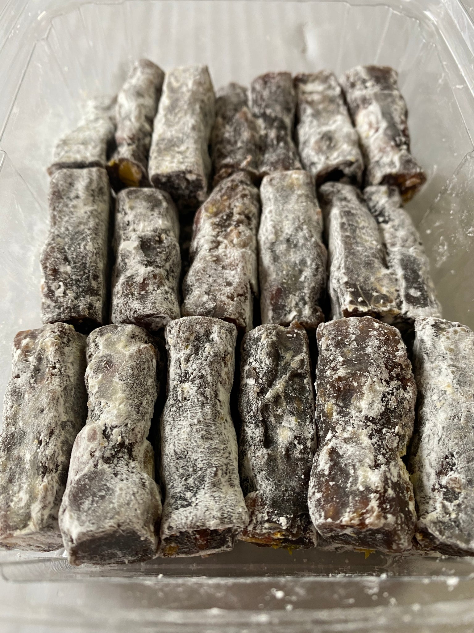 Pistachio & Powdered Sugar Turkish Delight 1lb (Pomegranate, Honey, Chocolate)