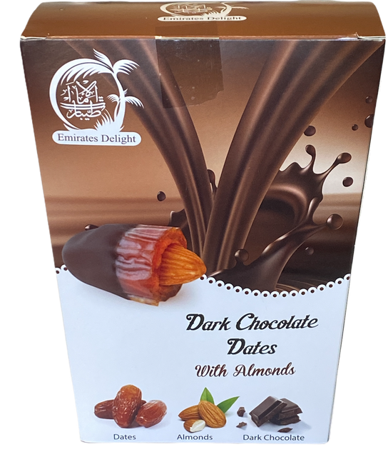 Dark Chocolate Medjoul Dates with Roasted Almond (454g)
