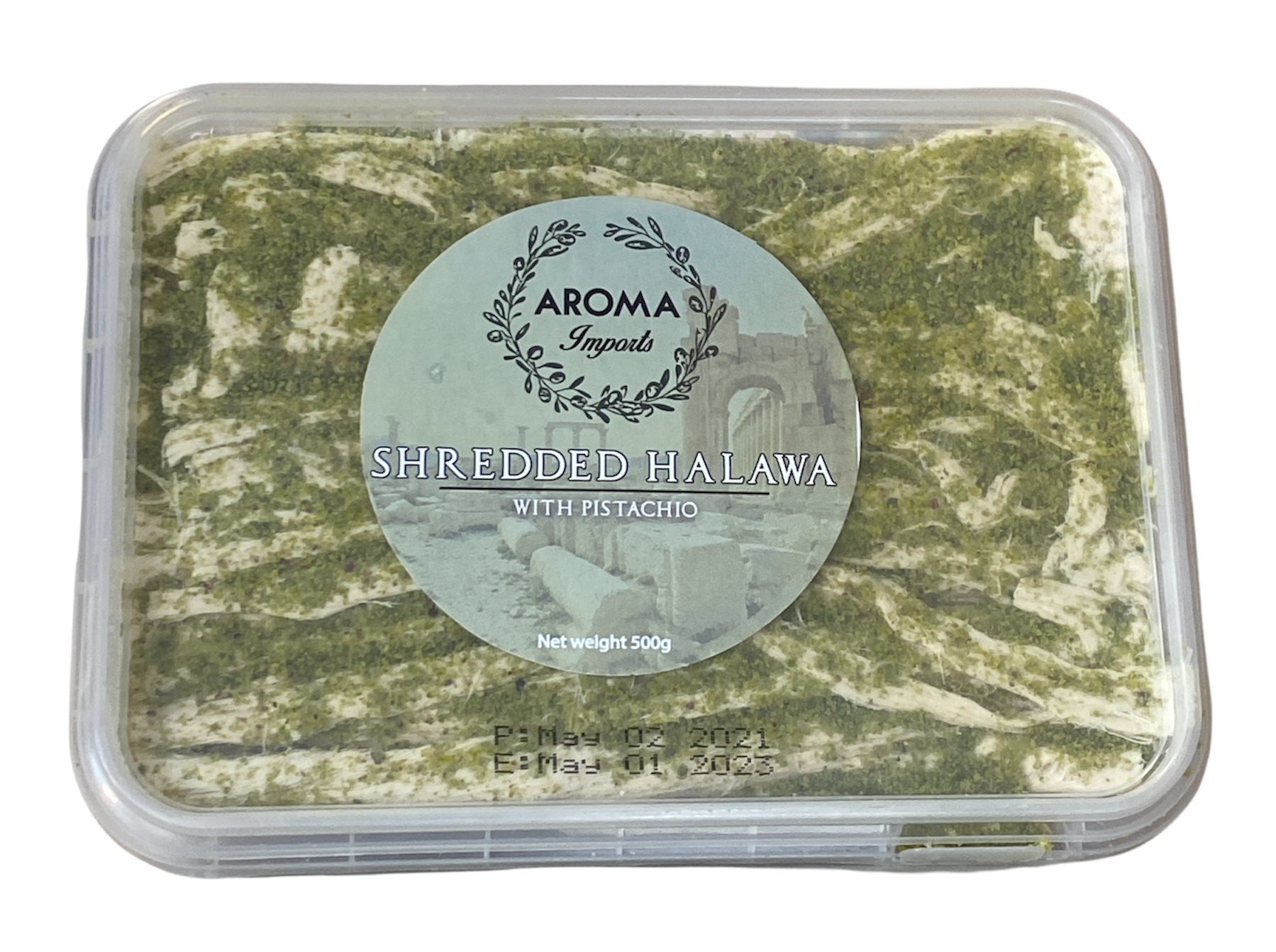 Shredded Halawa with Pistachio - Aroma Imports