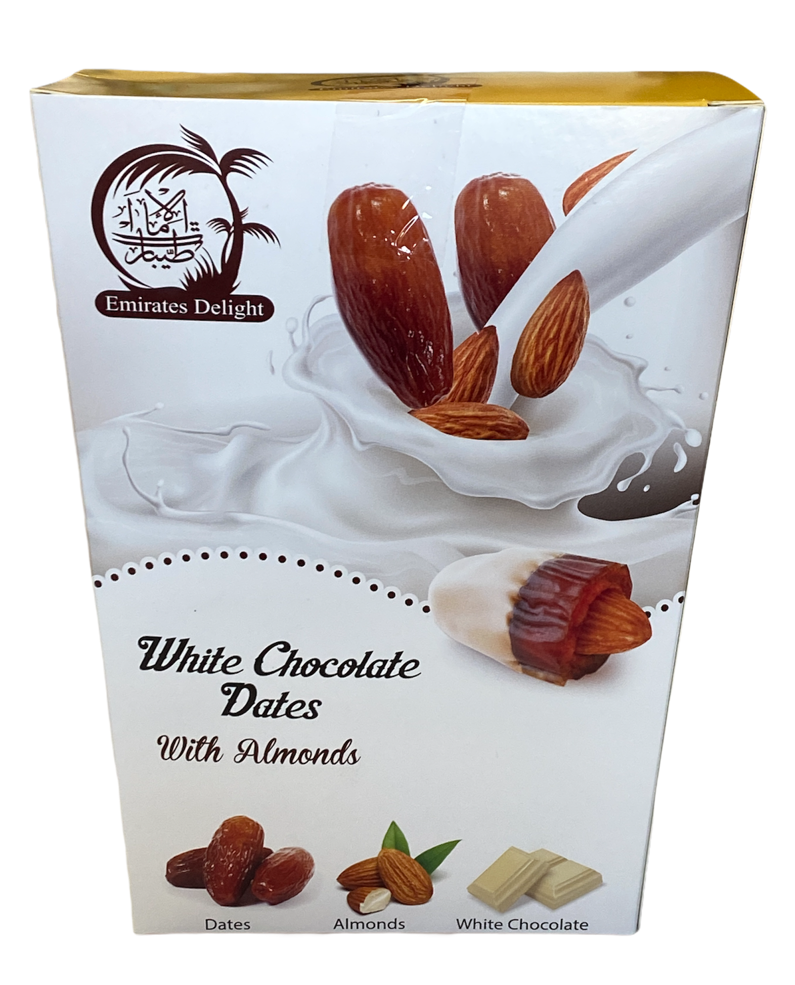 White Chocolate Medjoul Dates with Roasted Almond (454g)