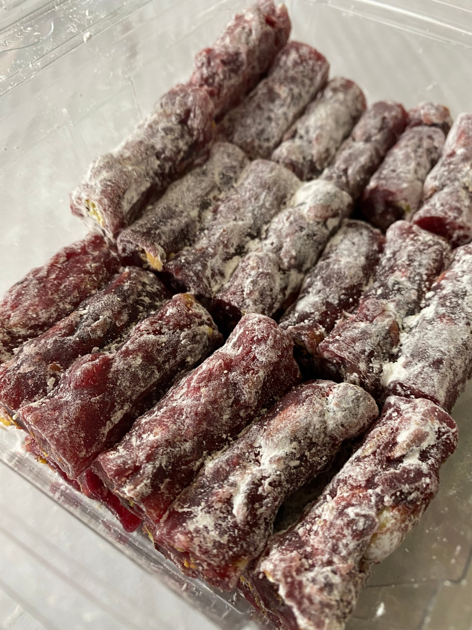 Pistachio & Powdered Sugar Turkish Delight 1lb (Pomegranate, Honey, Chocolate)