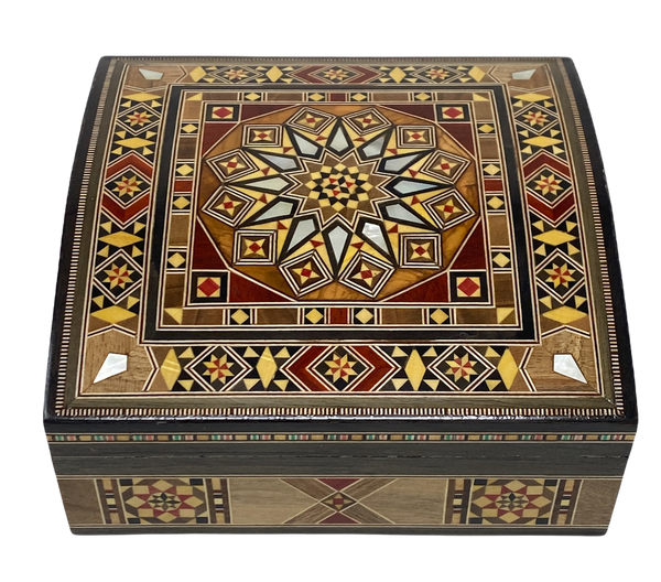 Curved Square Handmade Mosaic Decorative Gift Box