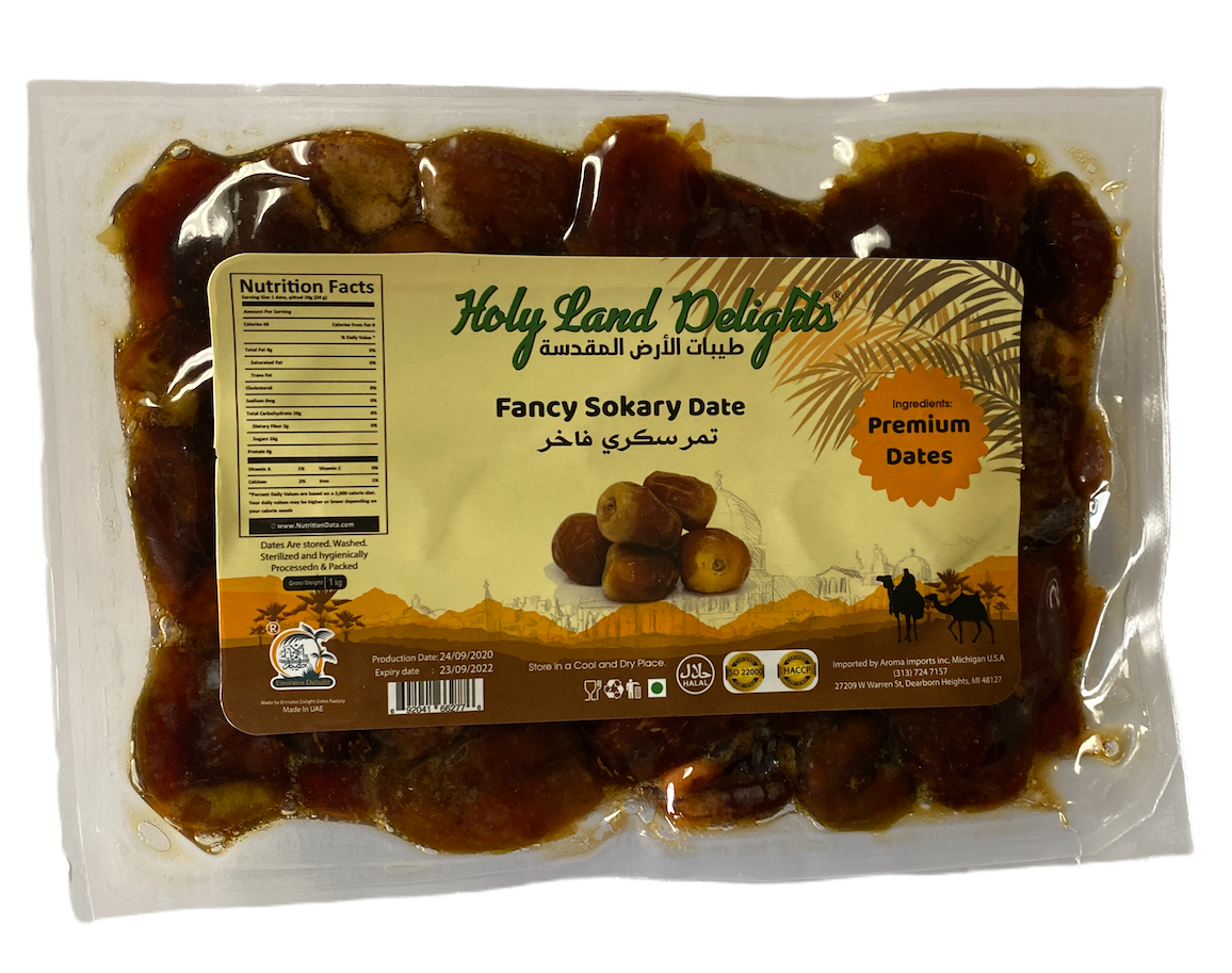 Fancy Sokary Dates - 1kg - Holy Land Delights