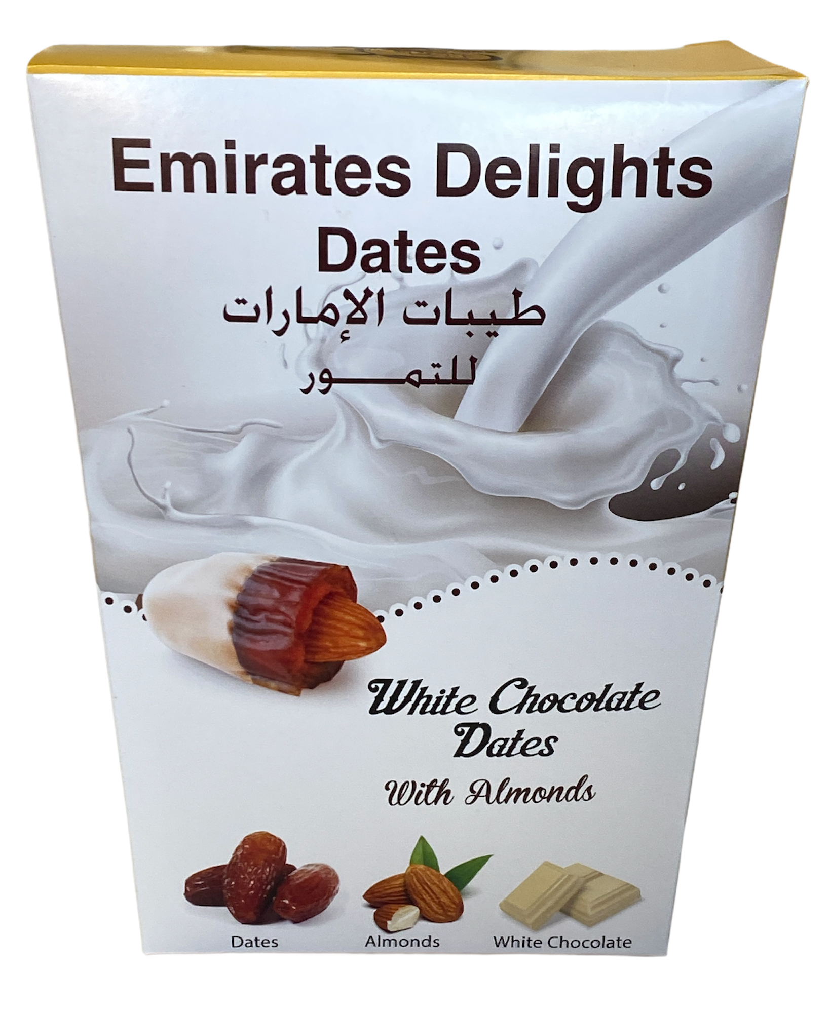 White Chocolate Medjoul Dates with Roasted Almond (454g)
